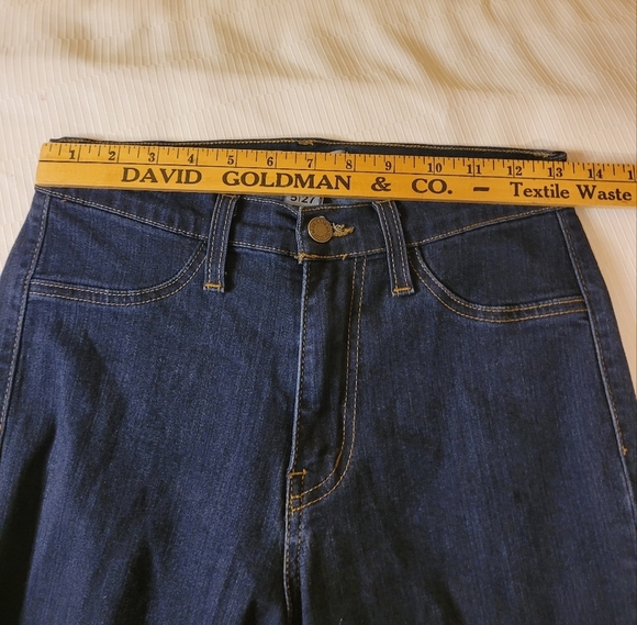 Judy Blue Lily High Rise Raw Hem Flare Jeans sz 27 8396 - Picture 6 of 10